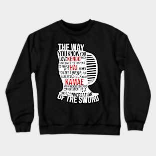 You know you LOVEKENDO TEE Black Crewneck Sweatshirt